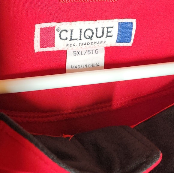 Clique Stallion Sleeveless Full Zip Vest Red 5XL Pockets - Picture 6 of 12